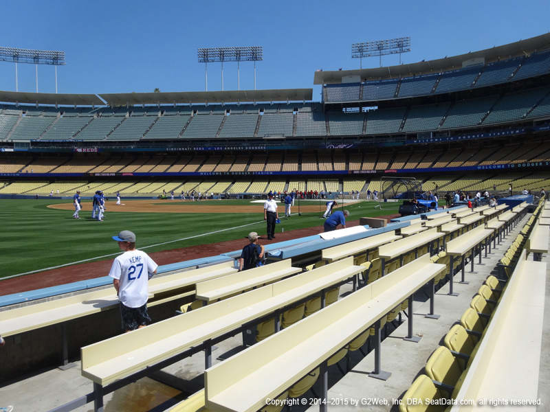 Dodger Stadium View From Baseline Club 41 Vivid Seats