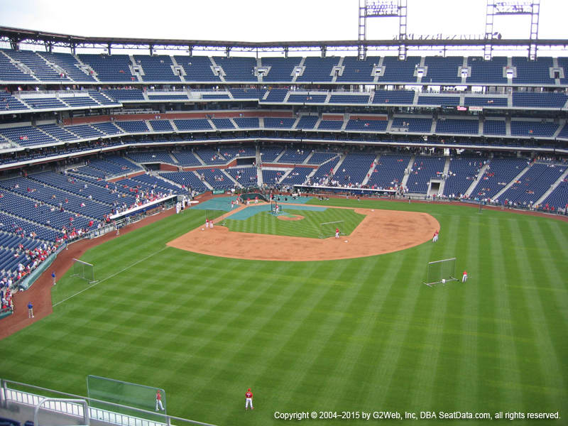 Citizens Bank Park View From Pavilion Deck 301 Vivid Seats