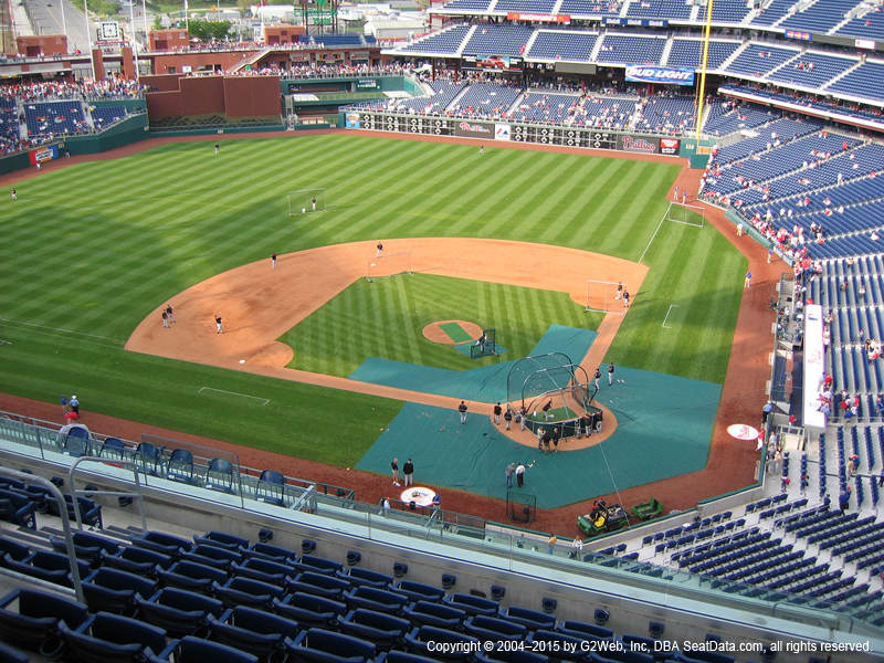Citizens Bank Park View From Terrace Deck 423 Vivid Seats