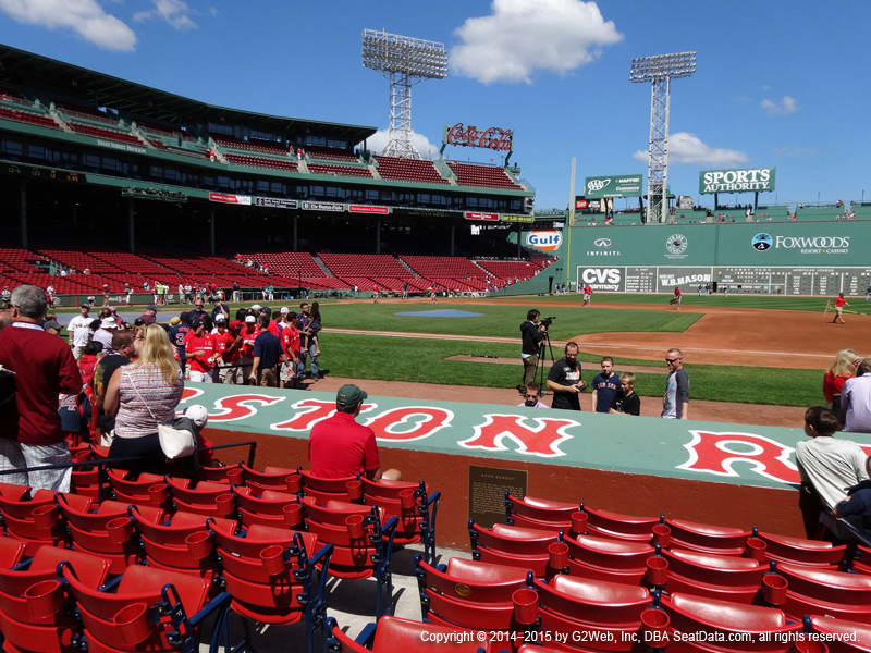 Fenway Park View From Field Box 25 Vivid Seats