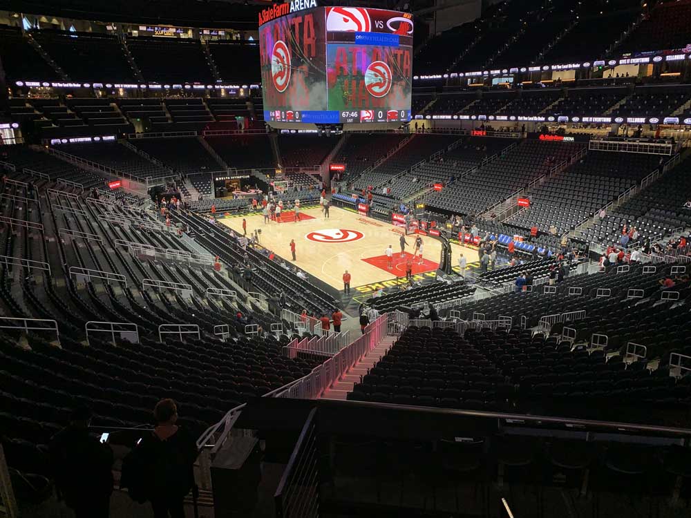 State Farm Arena View From Section T8 Vivid Seats