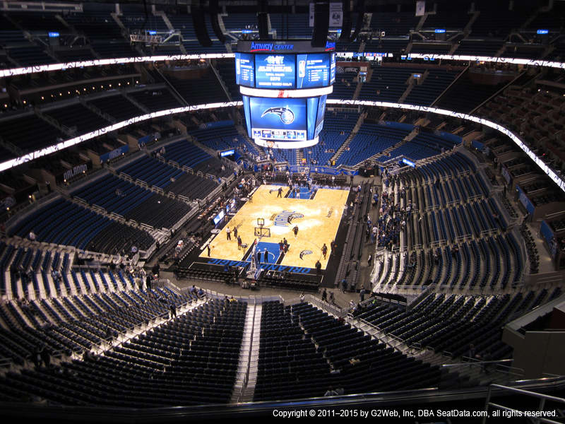 Amway Center View From Promenade 232 Vivid Seats