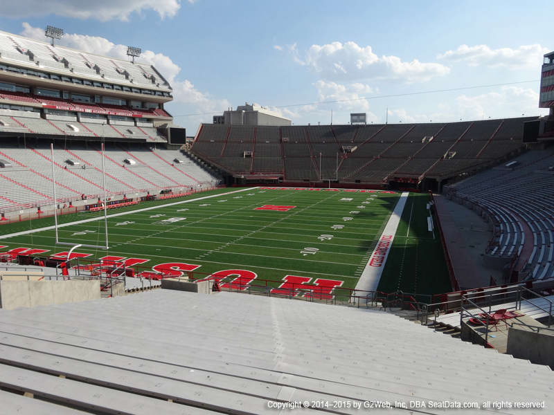 Nebraska Memorial Stadium View From Endzone 34 Vivid Seats
