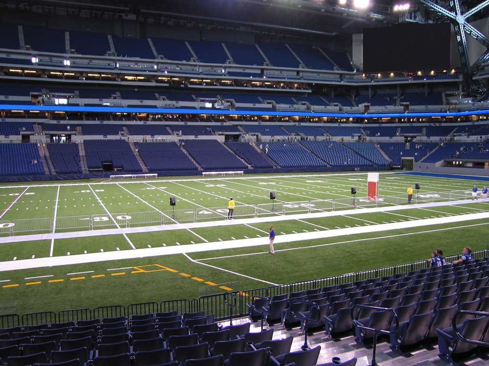 Lucas Oil Stadium View From Lower Level 142 Vivid Seats