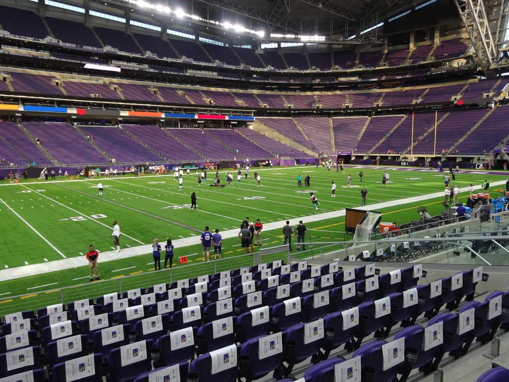 Us Bank Stadium Football Seating Chart